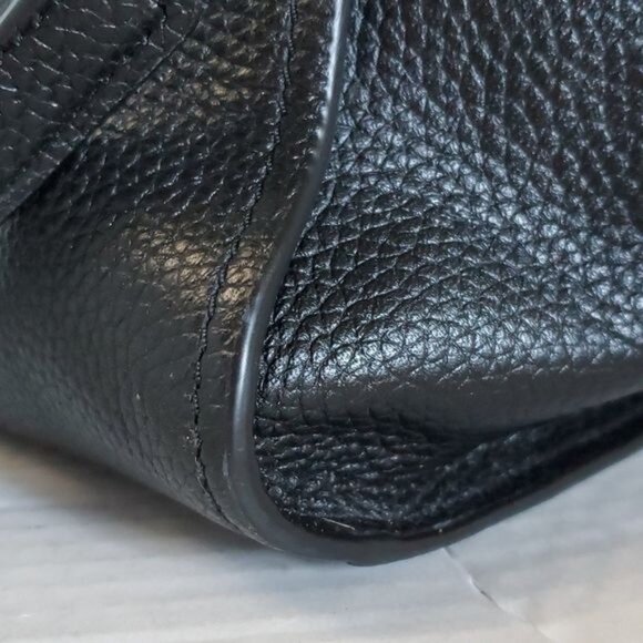 Tory Burch Leather Britten Slouch Bag Shoulder Tote Handbag WOMEN'S WOMAN'S - Picture 9 of 16